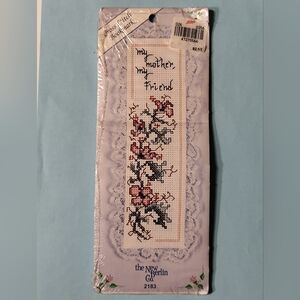 3/$20💗Cross Stitch Bookmark Kit - "My Mother, My Friend"